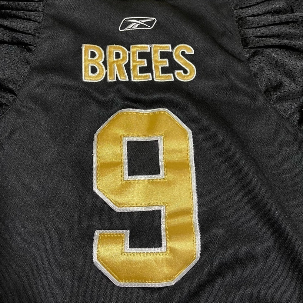 NFL Saints X Reebok “9” Drew Brees Stitched Jersey - Picture 4 of 8